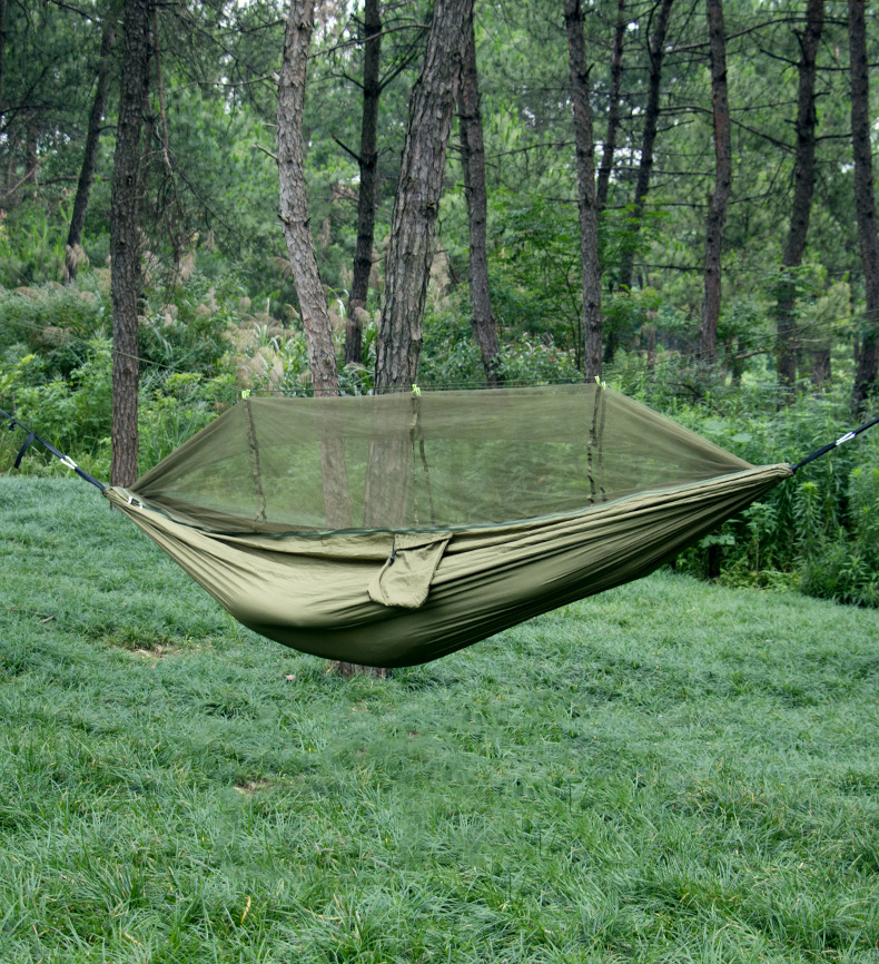 Cheap Goat Tents Outdoor Camping Hammock Portable Ultralight Tent 1 2 Person Hanging Bed with Mosquito Net Ultralight Tourist Sleeping Hammock   